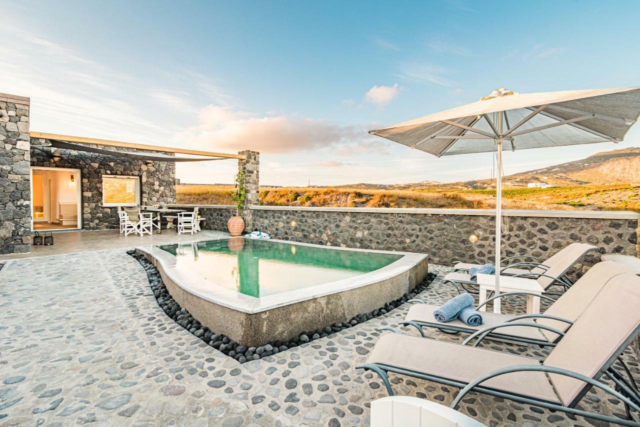 Klimata House - Private Jacuzzi Pool & Bbq Villa Vlychada Exterior foto
