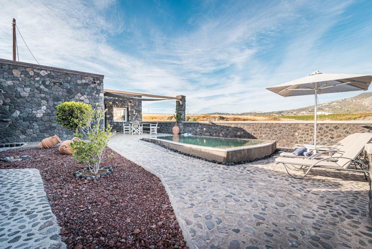 Klimata House - Private Jacuzzi Pool & Bbq Villa Vlychada Exterior foto