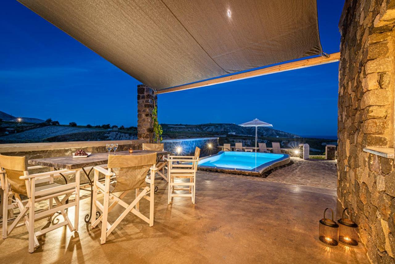 Klimata House - Private Jacuzzi Pool & Bbq Villa Vlychada Exterior foto